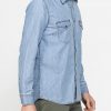 camicia modello western in denim leggero da 7 oz.