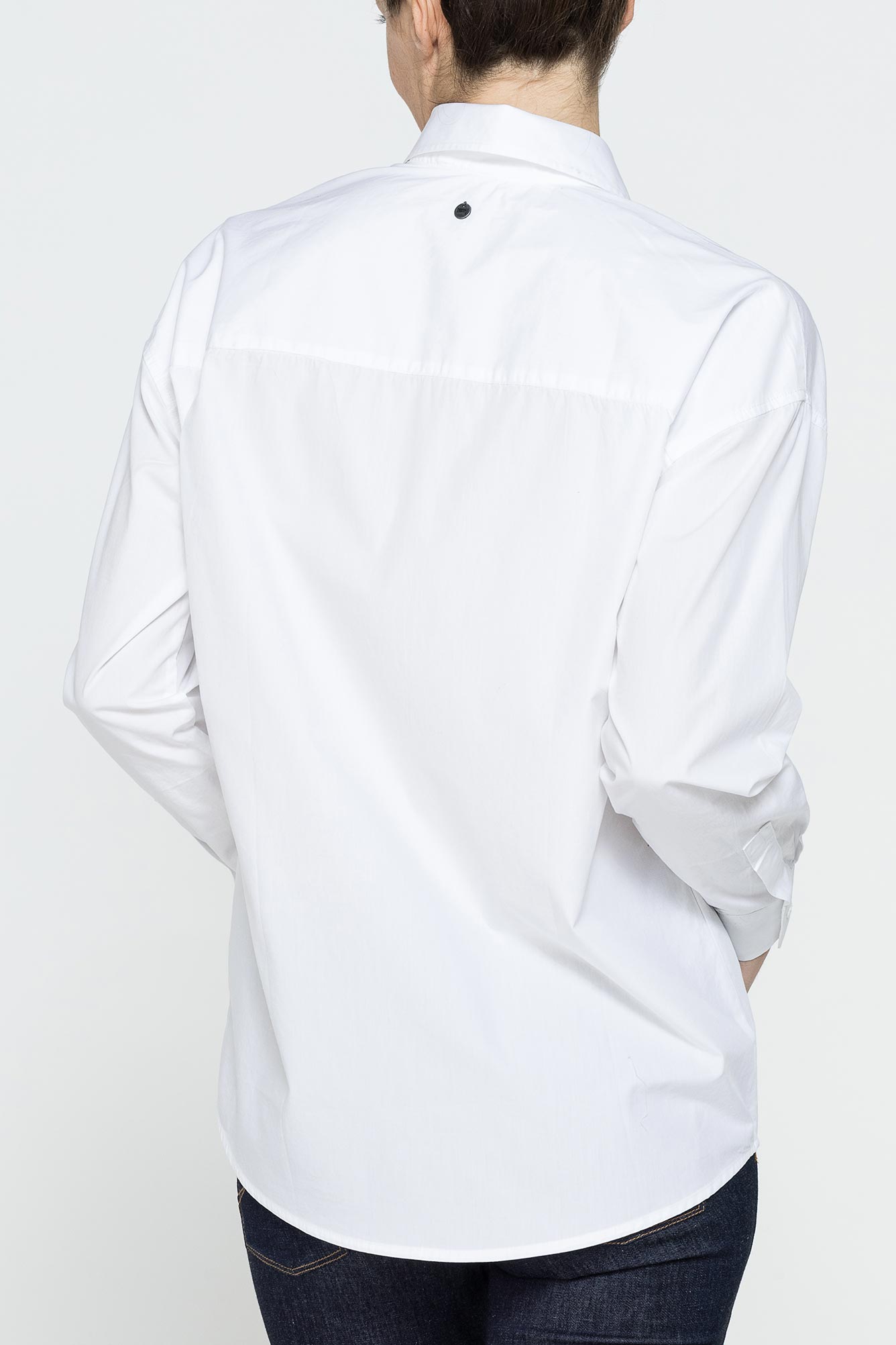 camicia oversize maschile in cotone