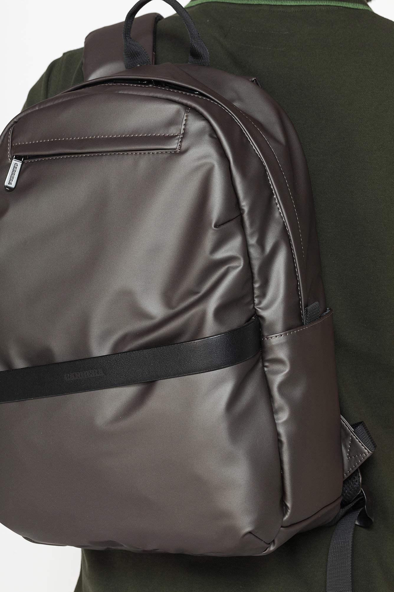 zainetto marrone metallic da uomo