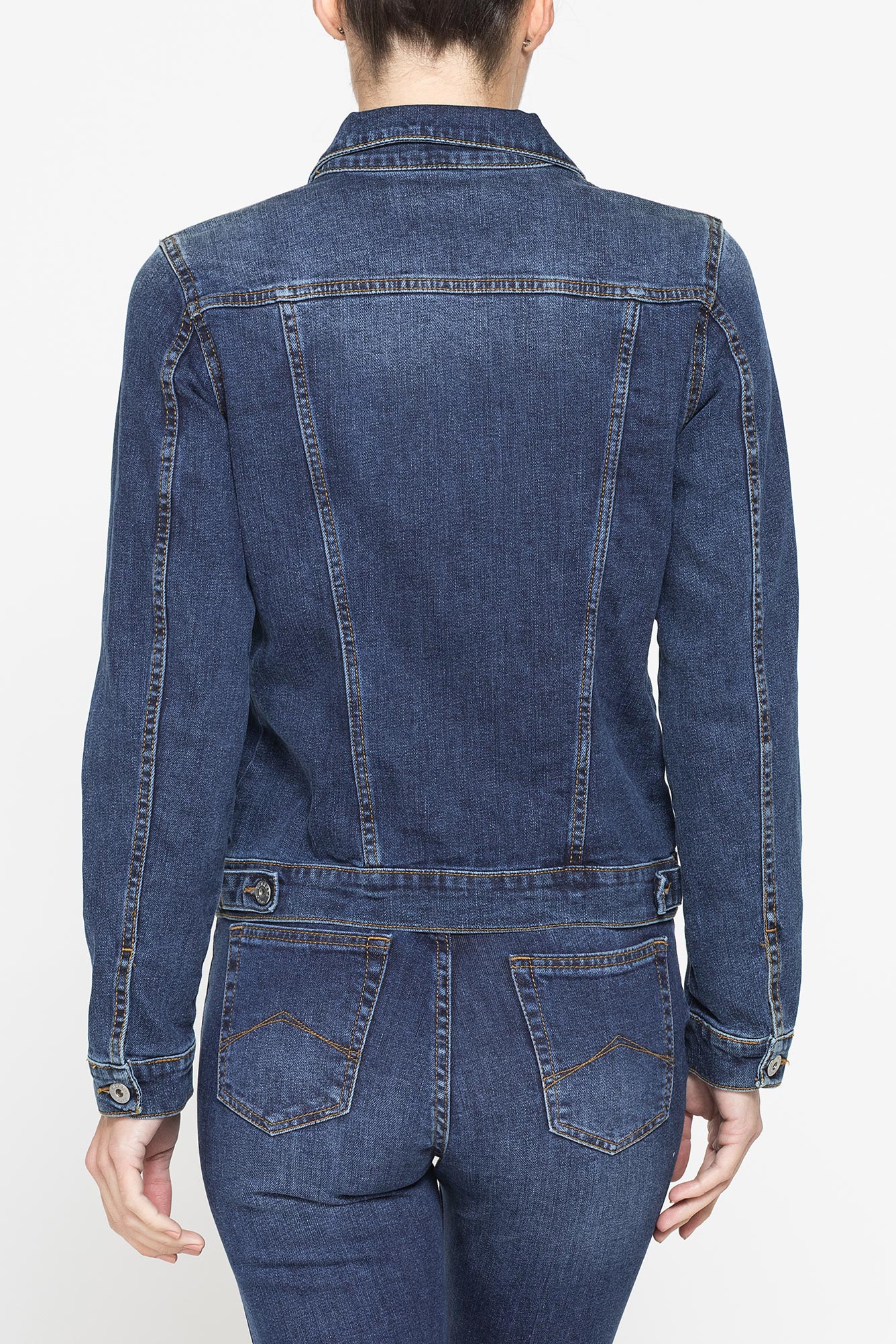 giubbino in denim basic style