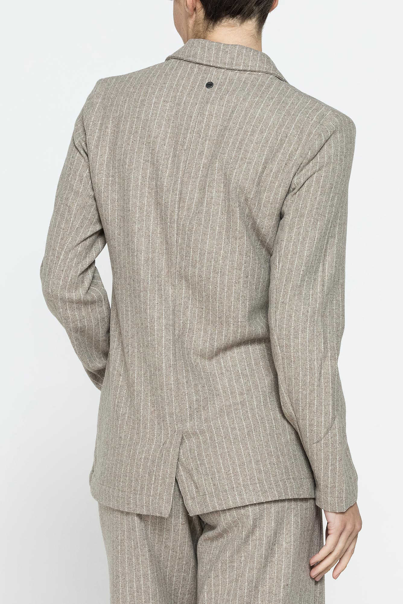 giacca comfort fit in misto lana