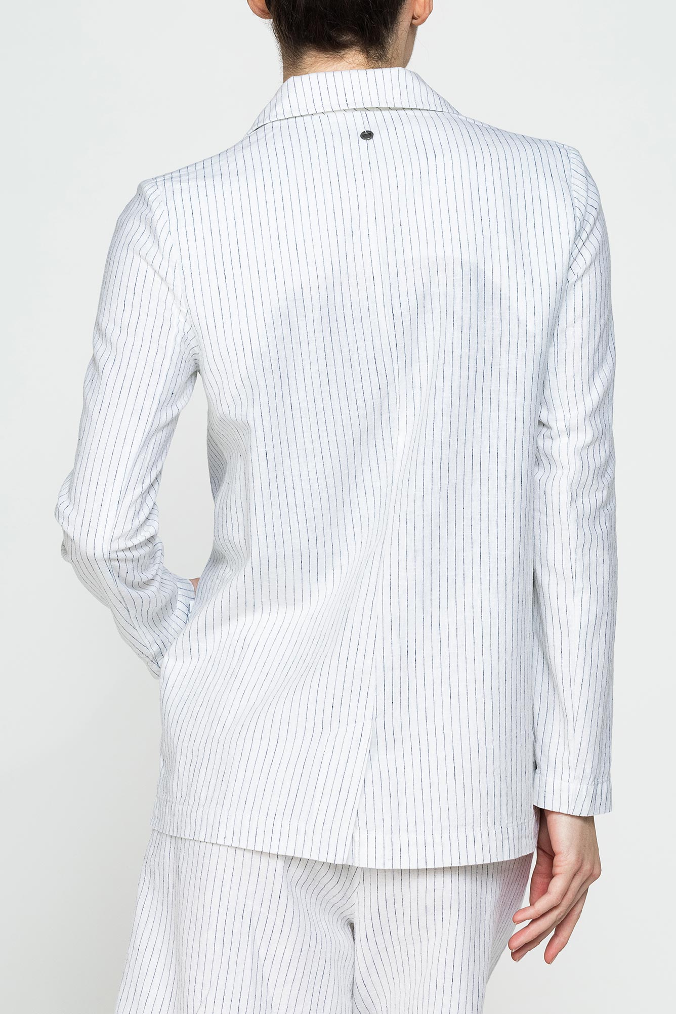 blazer in lino cotone