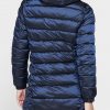 piumino midi imbottito con cappuccio