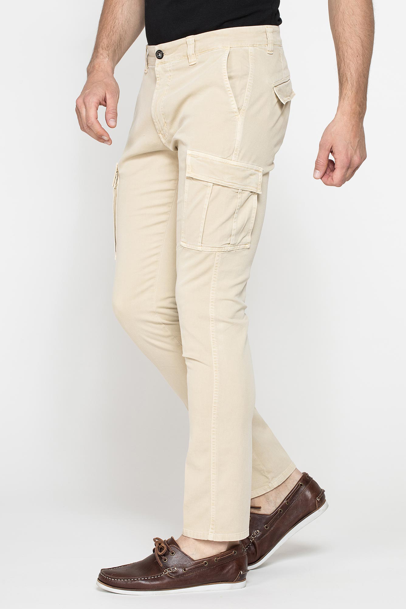 chino in gabardina leggera elasticizzata mod. 619s