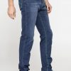 jeans uomo mod. 700 regular fit con dettagli a contrasto