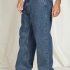 straight fit jeans in old style denim replica model