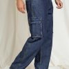 jeans modello replica in denim old style con tasconi