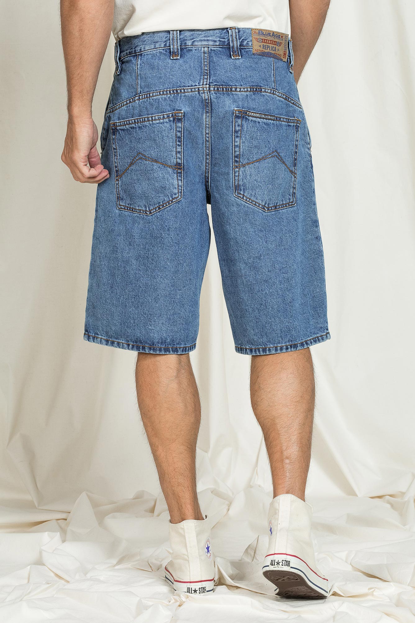 bermuda denim comfort fit modello replica