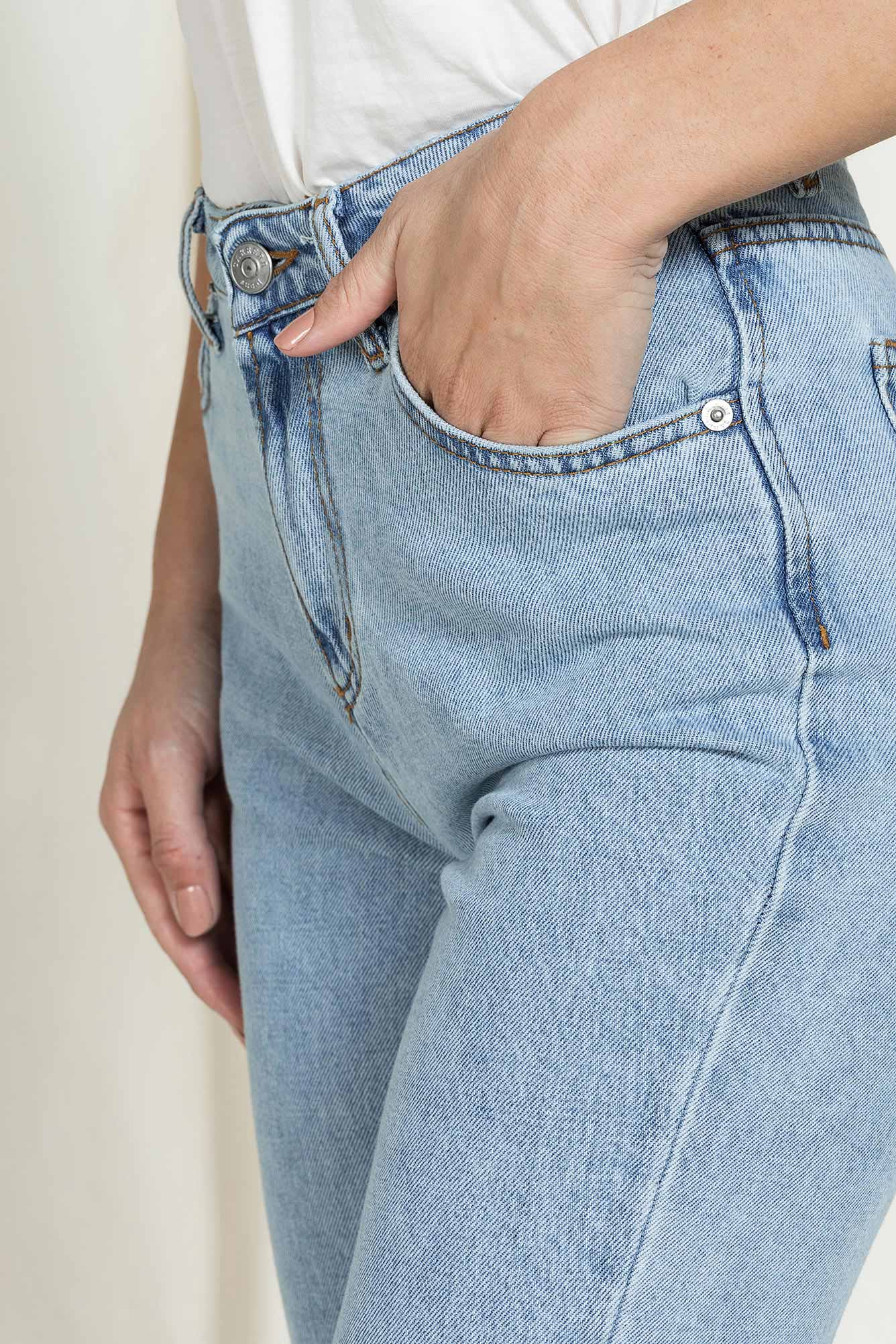 jeans donna modello replica 5 tasche in denim 13oz