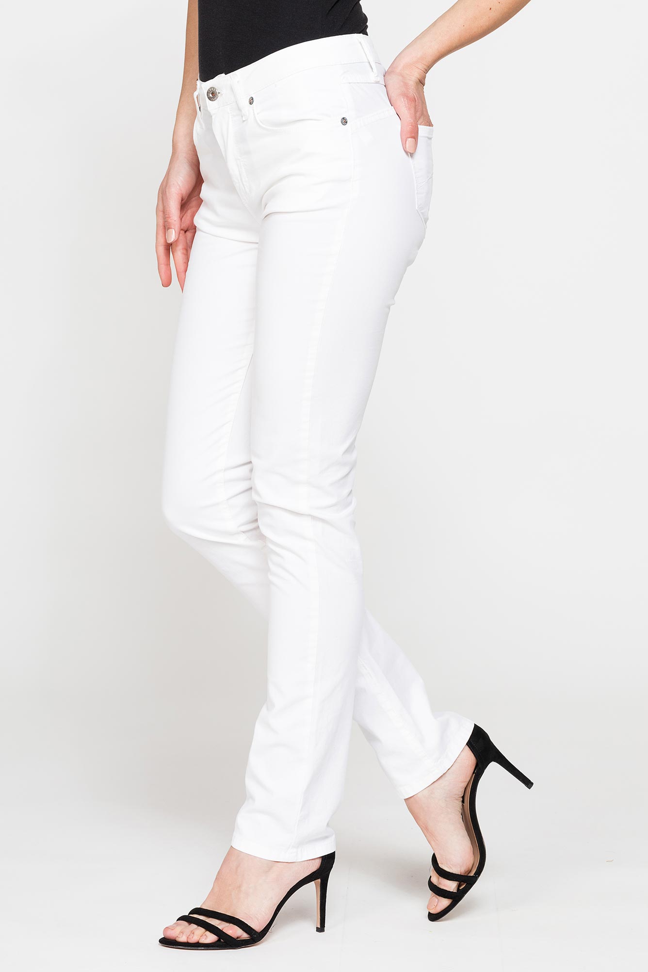 pantalone colorato in popeline. modello basic 752