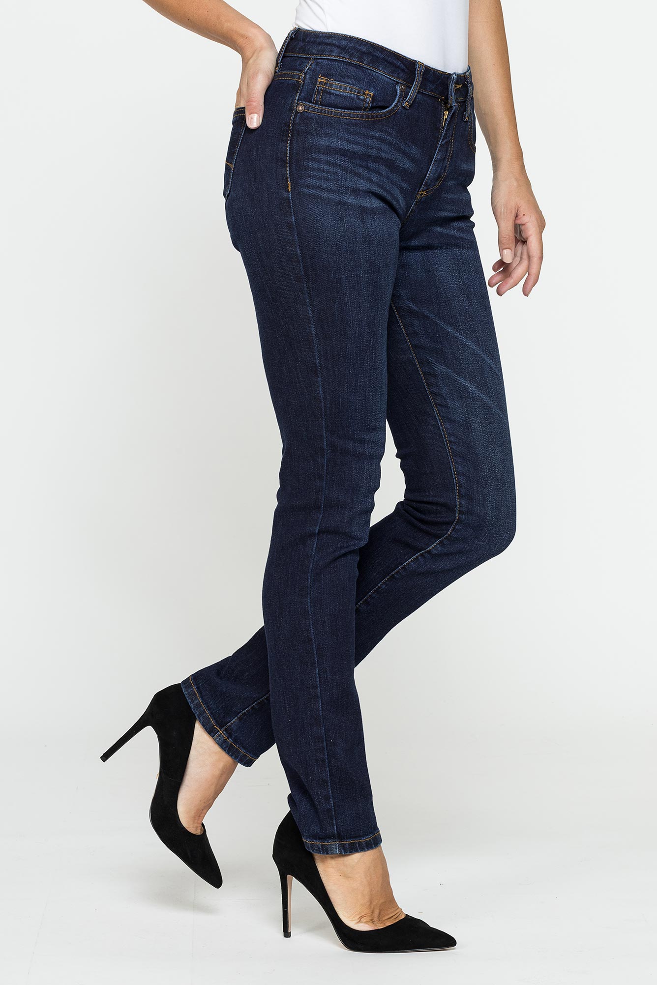 jeans donna 5 tasche gamba dritta