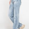 jeans cinque tasche con gamba ampia in denim stretch 12,2oz