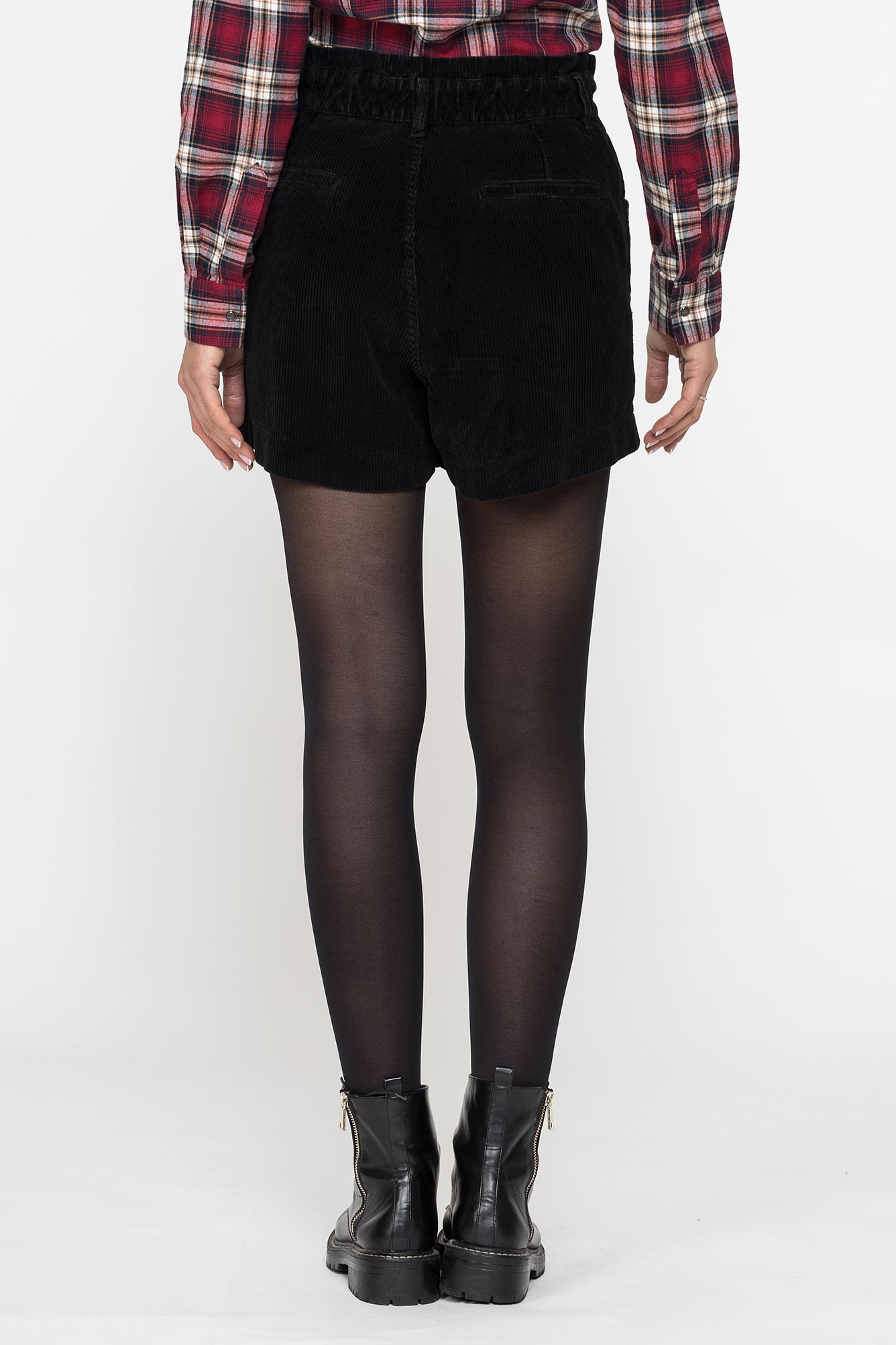 short in velluto 100% cotone