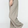 pantalone largo mod.763 in tessuto misto lana