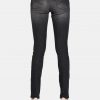 legg jeans donna con trattamento all'aloe. vita regolare e gamba stretta.