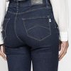 jeans donna vita alta 5 tasche mod.773b in denim stretch
