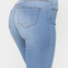 legg jeans donna 5 tasche con zip