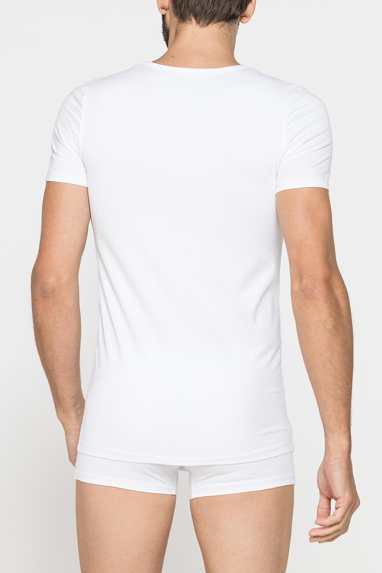 confezione da 2 t shirt in cotone organico con scollo a v confezione da 2 t shirt in cotone organico con scollo a v