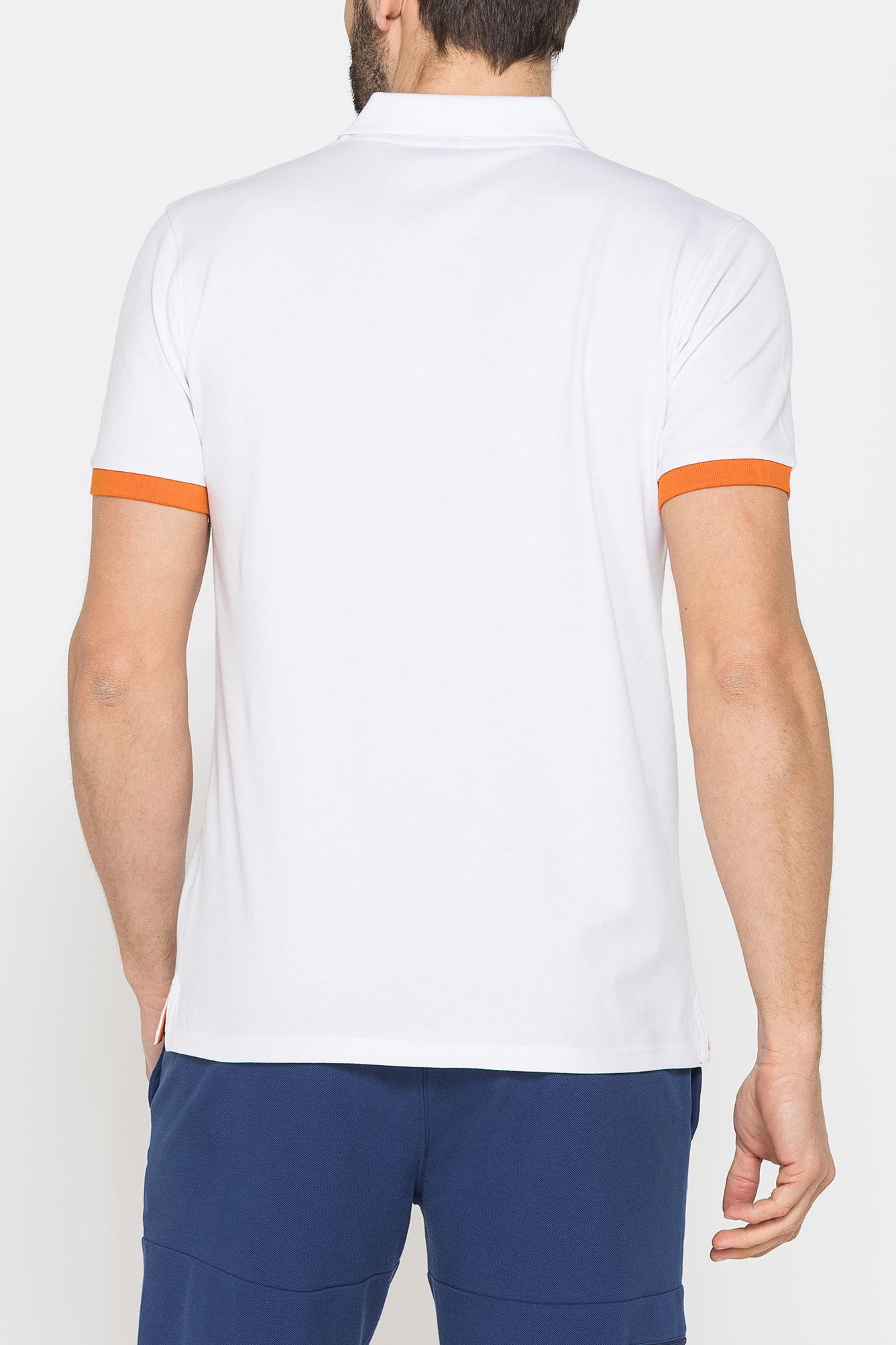 polo sportiva da uomo in piquet elasticizzato polo sportiva da uomo in piquet elasticizzato