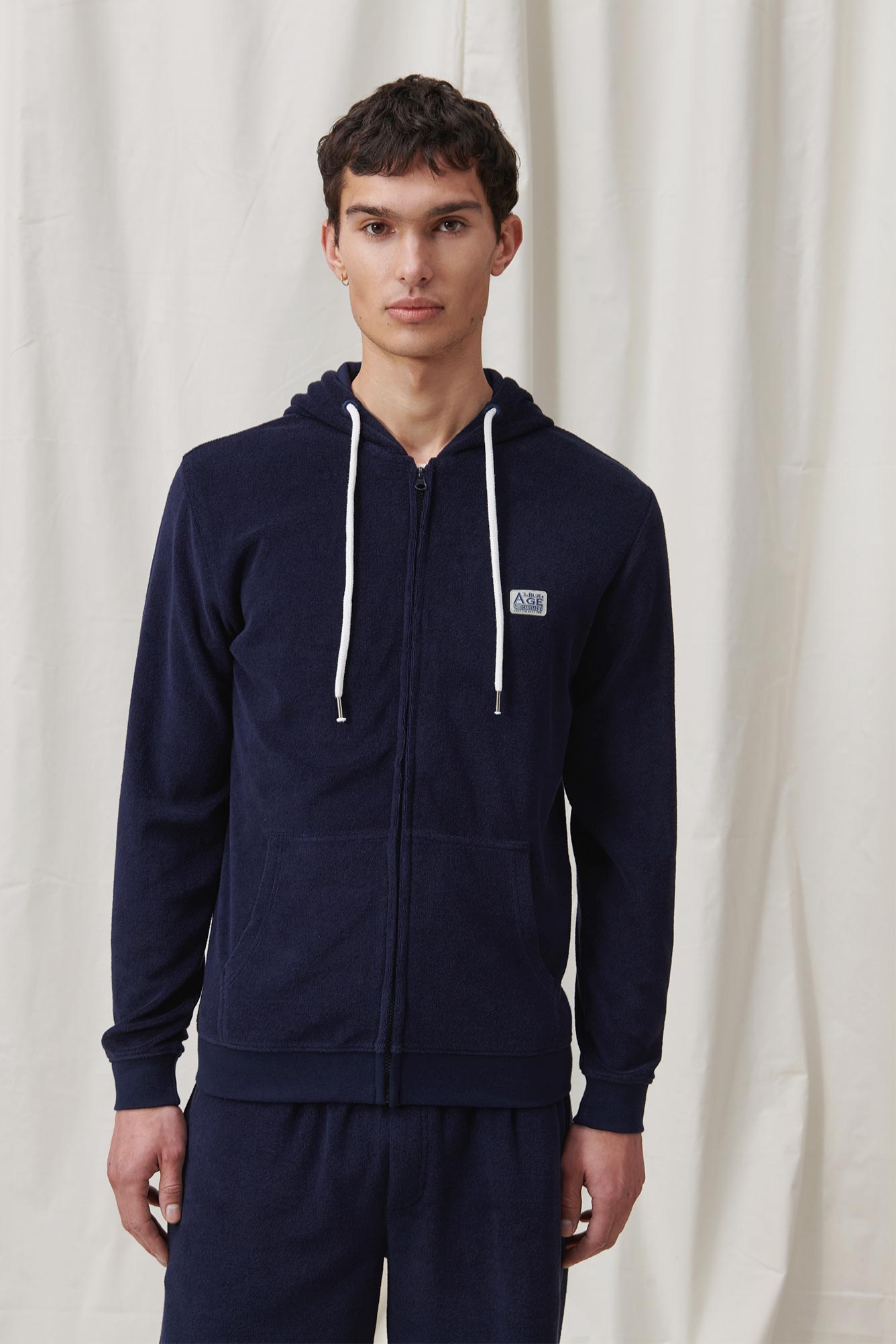 felpa full zip in spugna collezione carrera replica