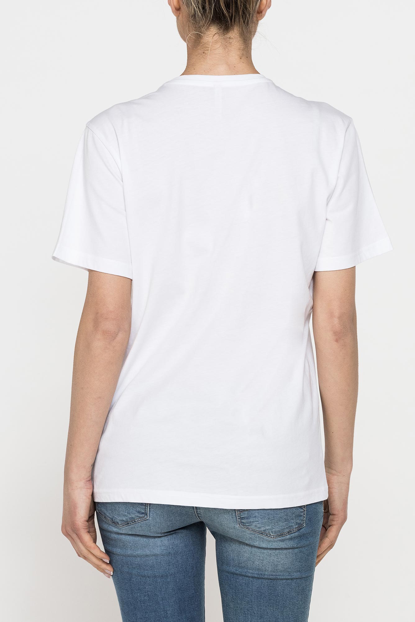 t shirt girocollo in cotone con stampa new logo carrera t shirt girocollo in cotone con stampa new logo carrera