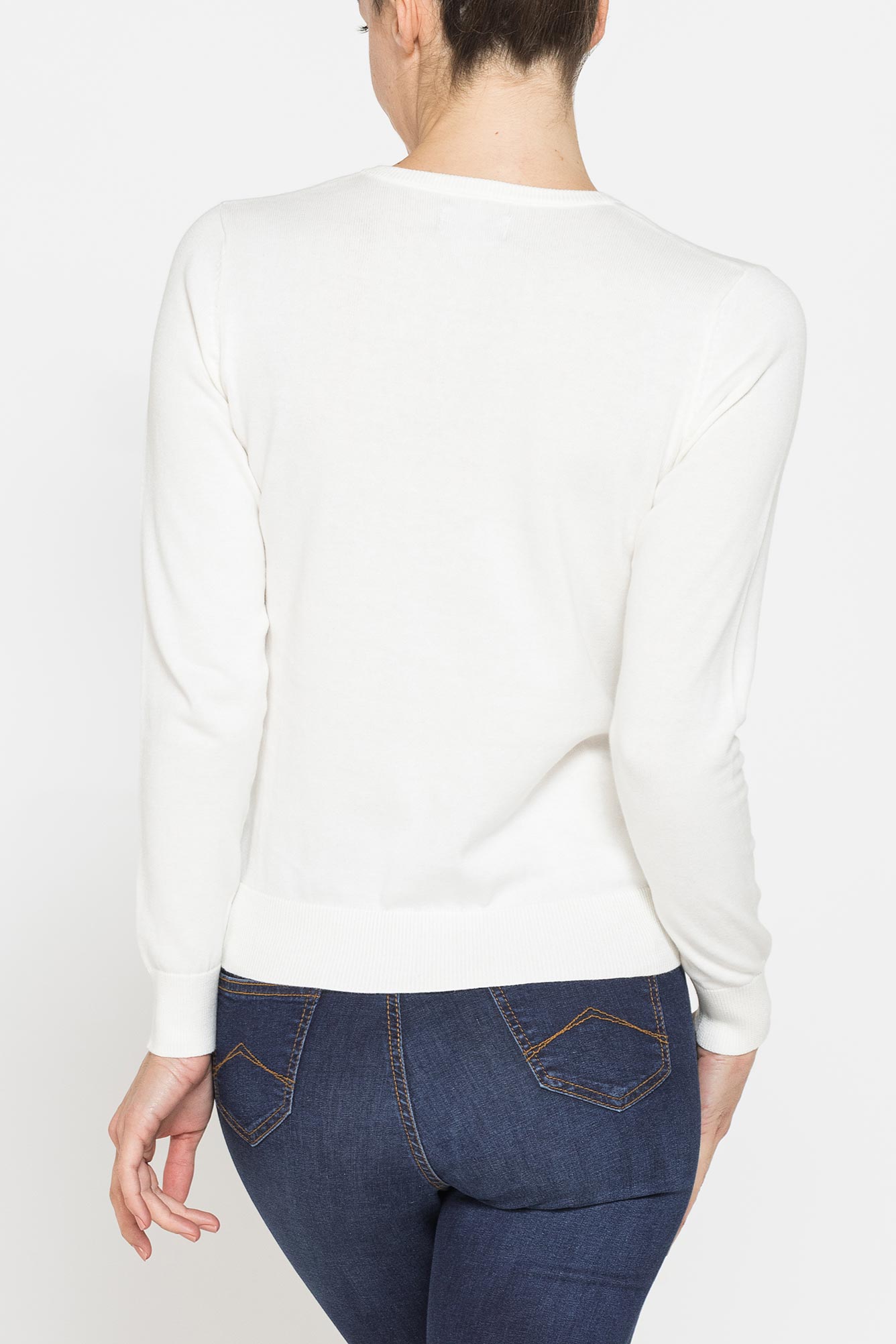 maglia scollo a v basic