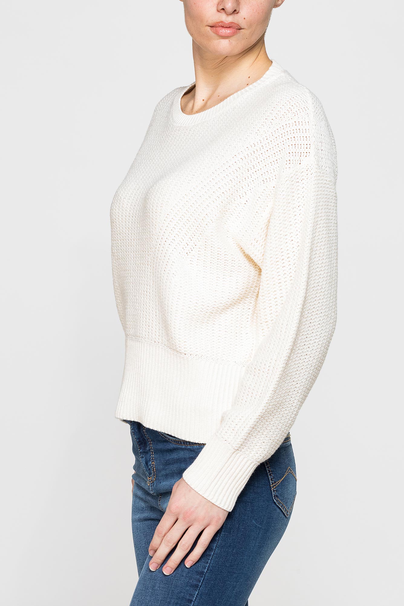 maglia lavorata girocollo