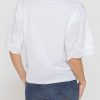 t shirt con maniche sangallo comfort fit