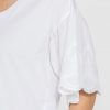 t shirt con maniche sangallo comfort fit