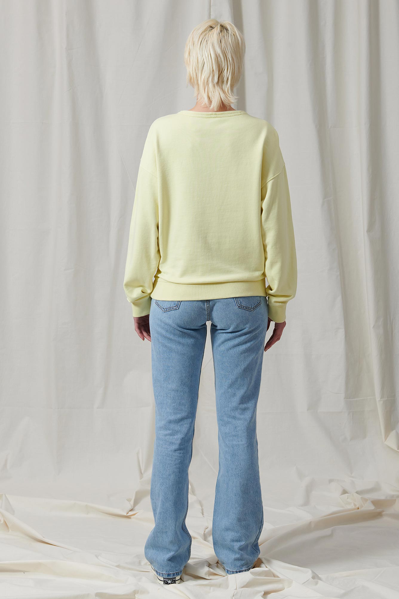 felpa girocollo oversize