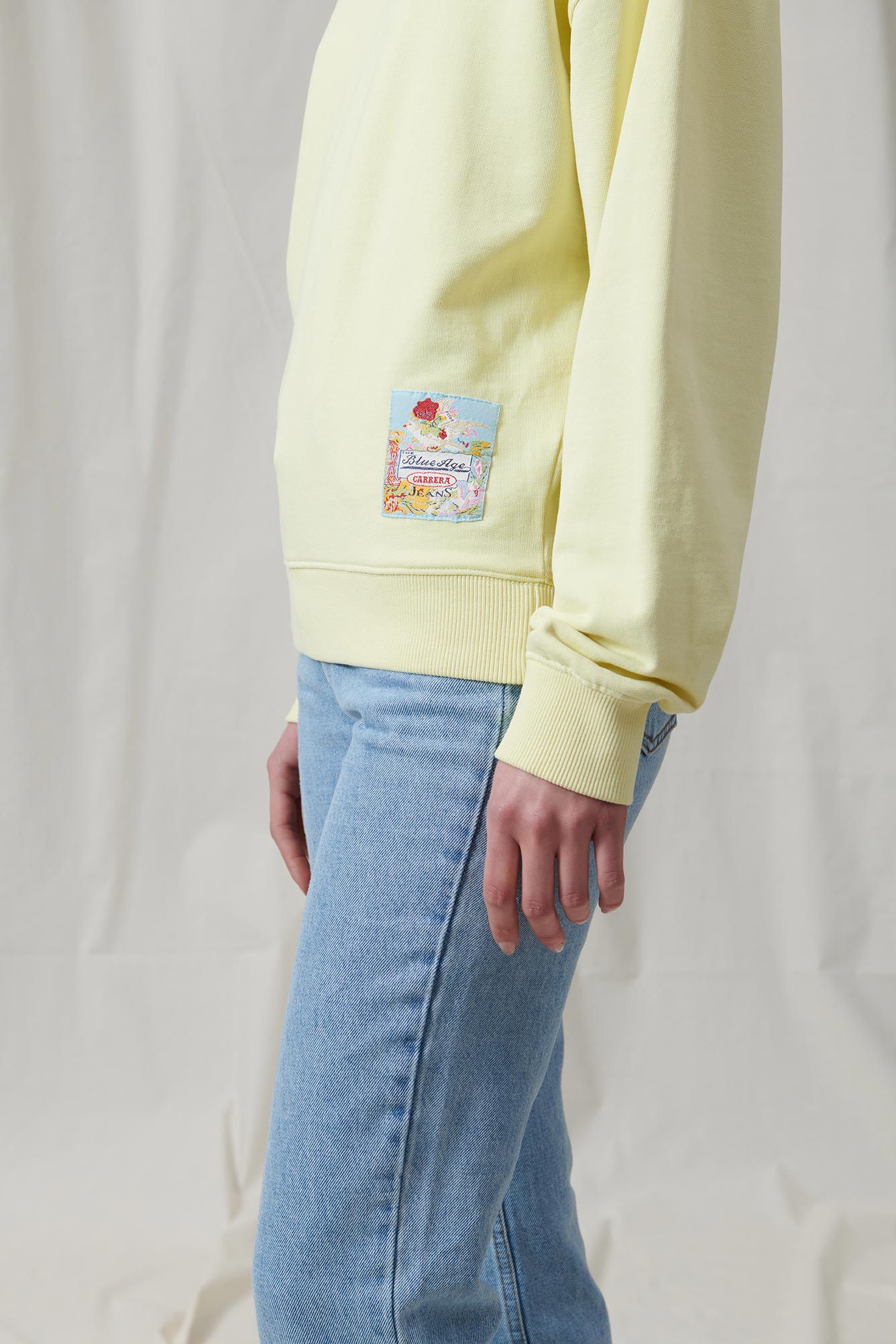 felpa girocollo oversize