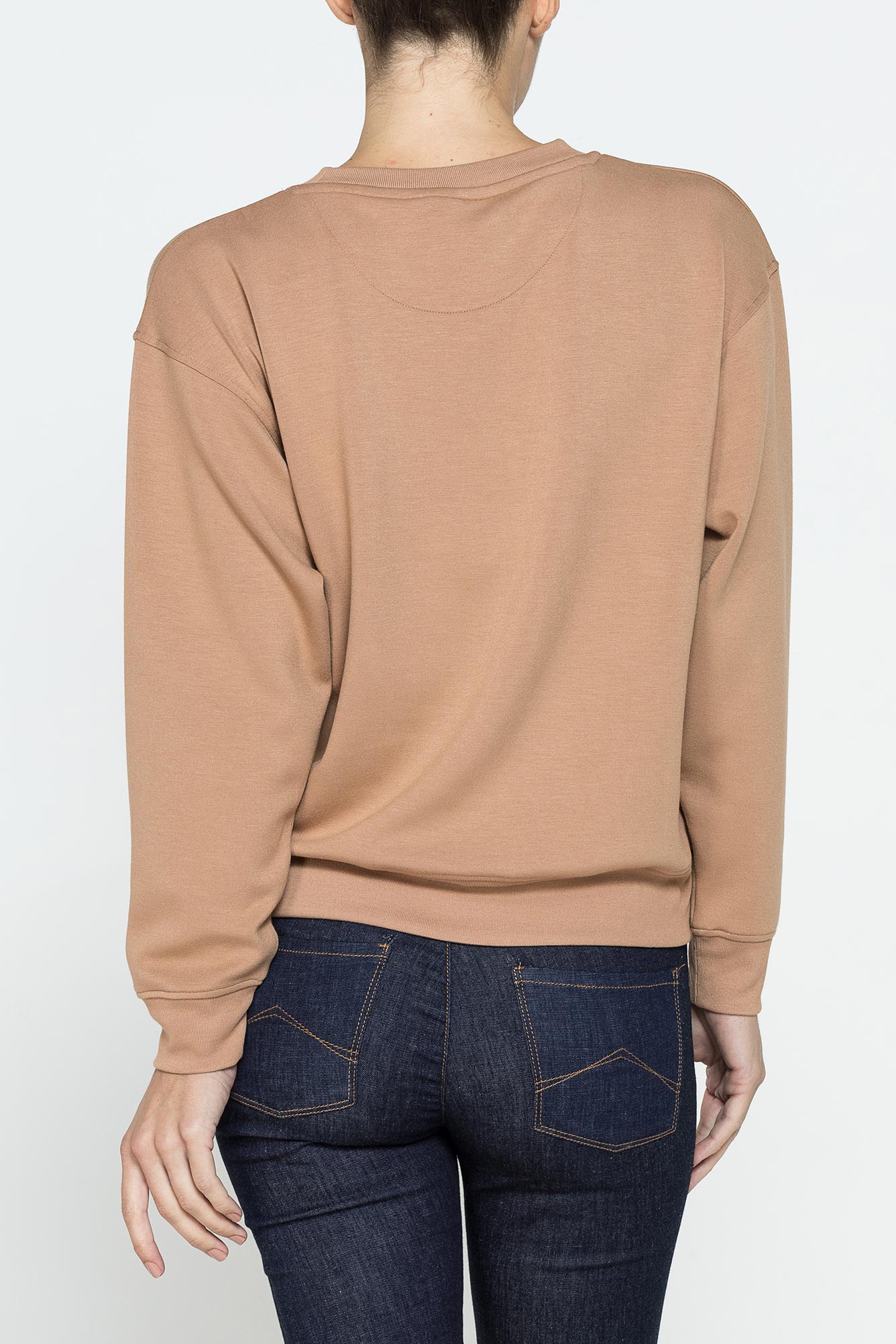 felpa girocollo oversize