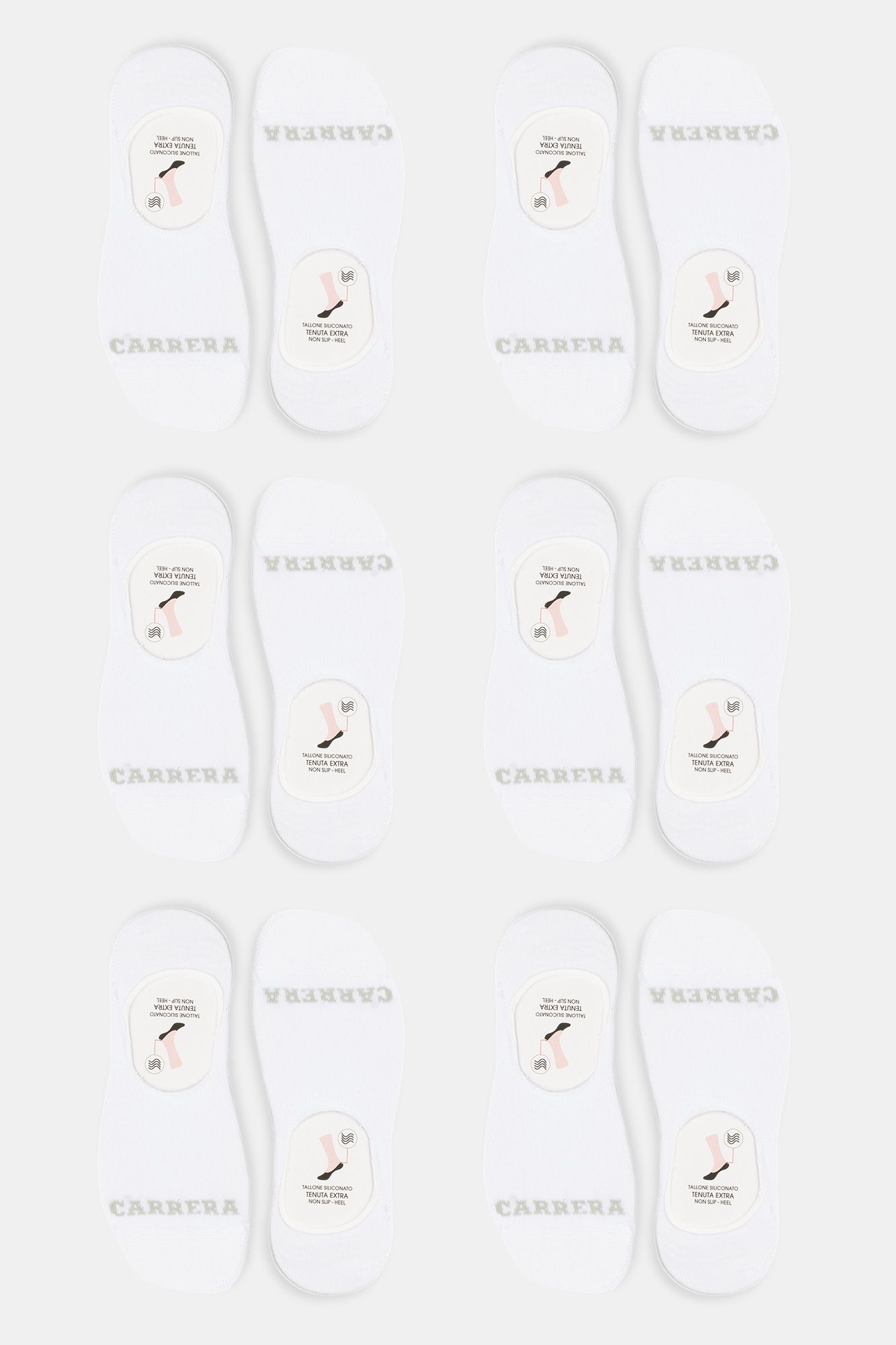 3 x bipack calze fantasmino