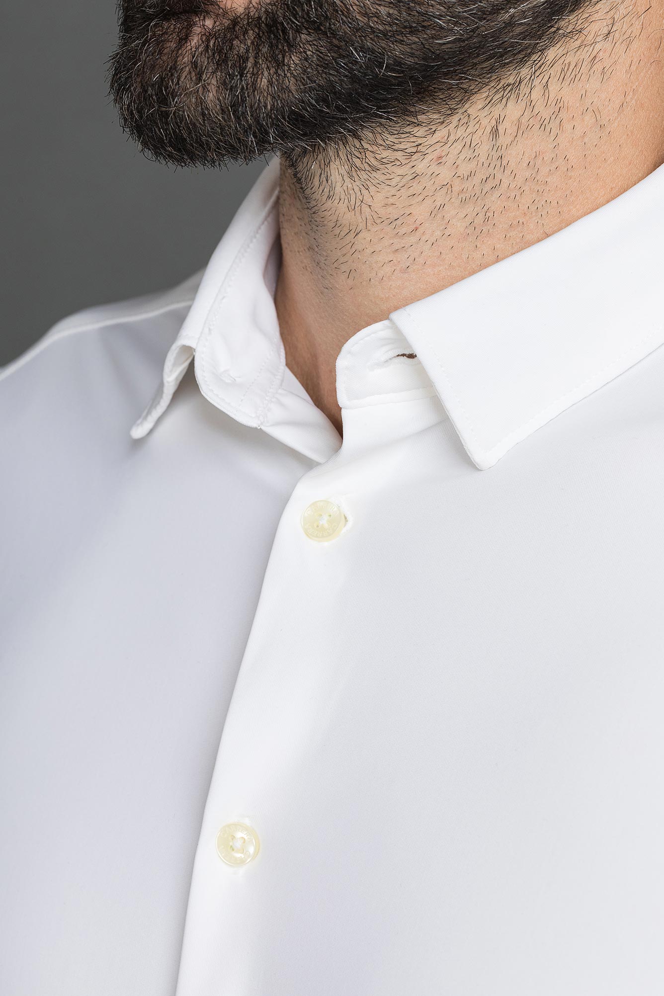camicia passport in tessuto comfort stretch no stiro
