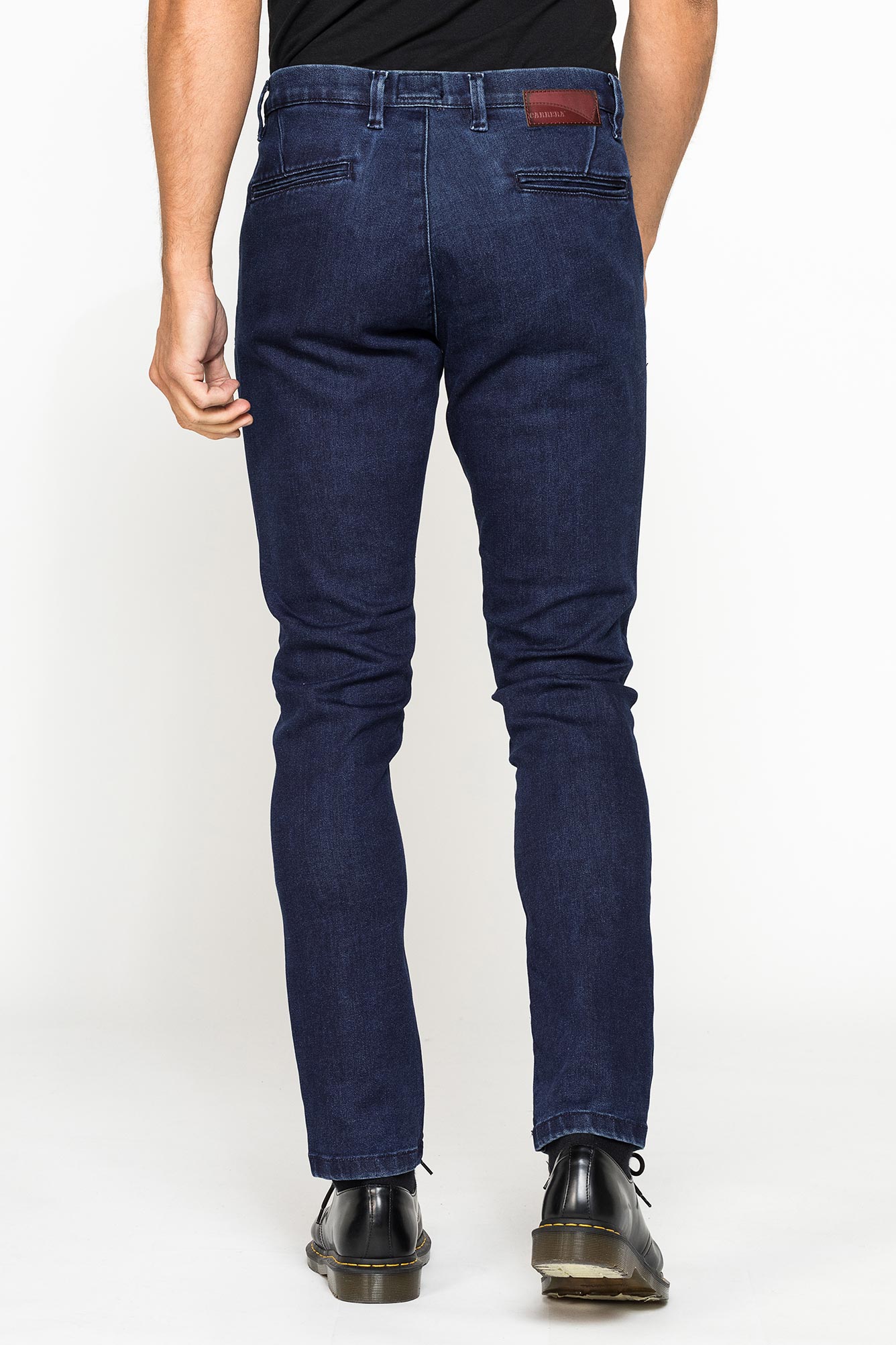 jeans uomo slim fit in denim tailoring mercerizzato