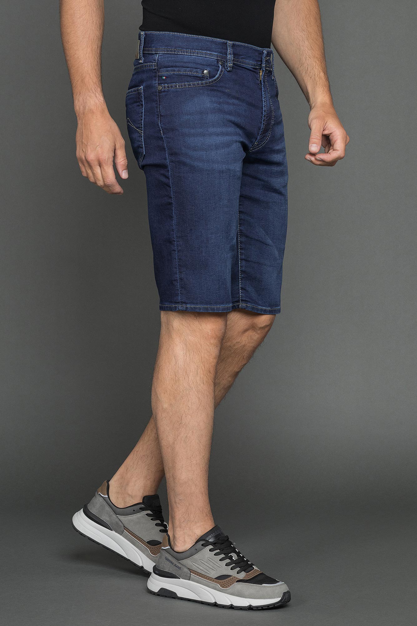 bermuda 5 tasche in denim modello passport