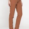 pantalone chino in misto lino