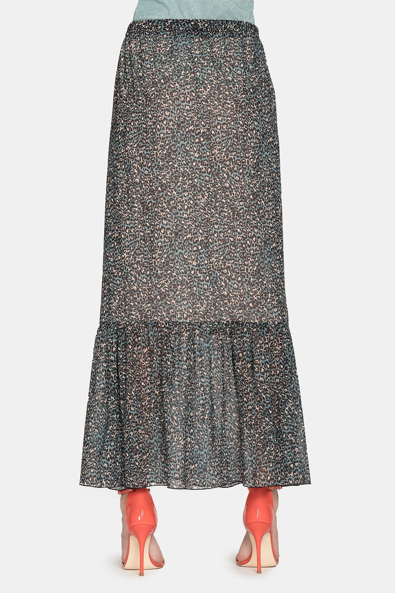 gonna in poliestere stampato. vestibilità regolare.