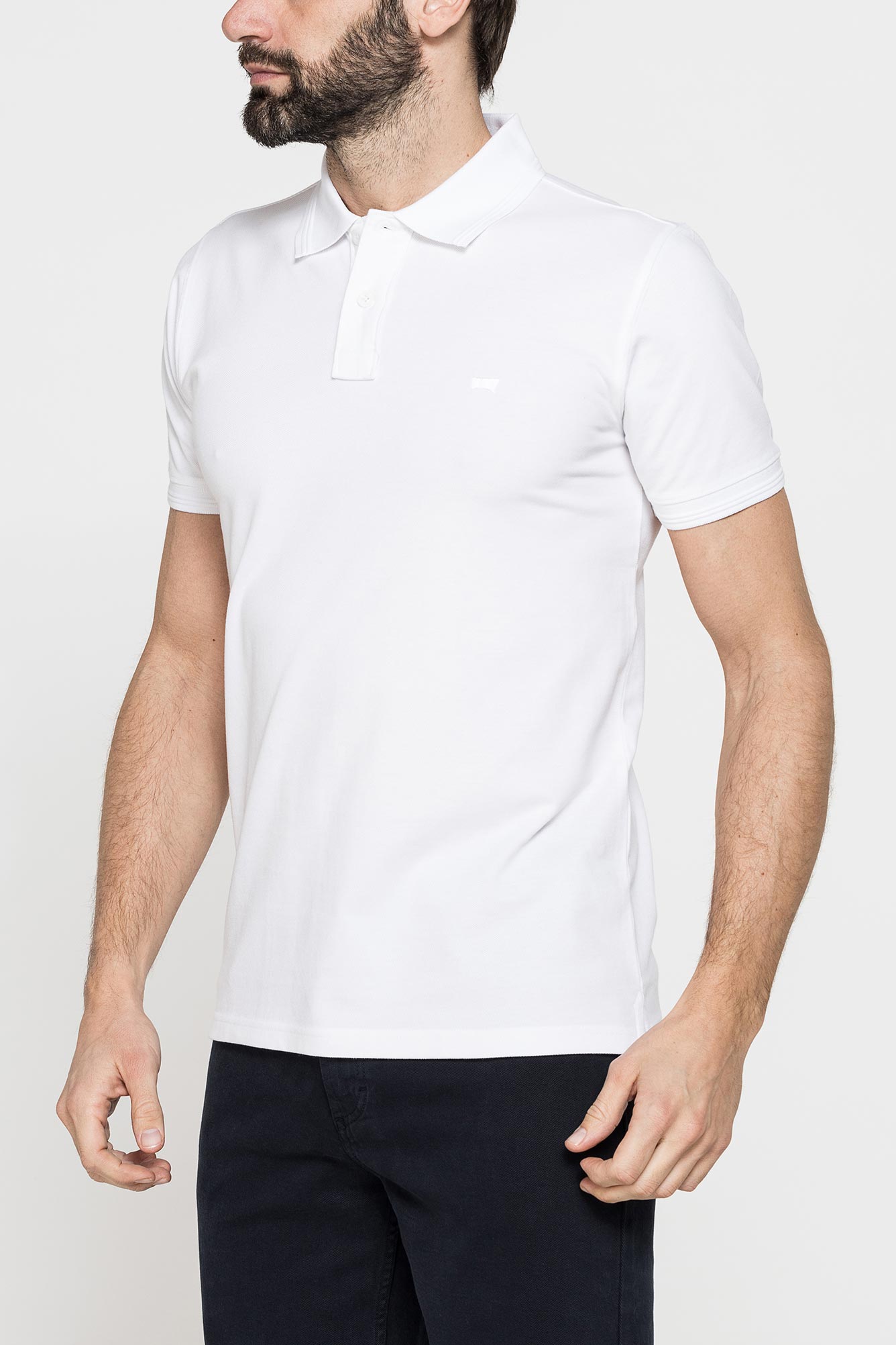 polo manica corta in piquet di cotone organico
