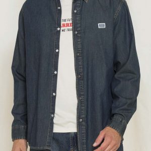 GIACCA CAMICIA IN DEMIN TRATTATO CARRERA REPLICA