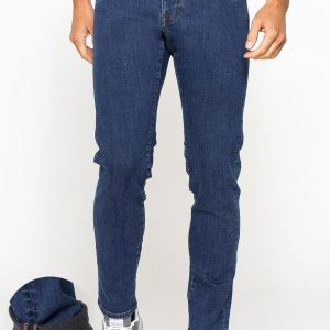 JEANS TERMICO INVERNALE SLIM FIT CON INTERNO IN FELPA