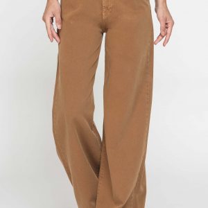 PANTALONE A PALAZZO IN BULL DENIM 100% COTONE 10,5oz