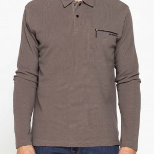 POLO MANICA LUNGA IN PIQUET WAFFLE